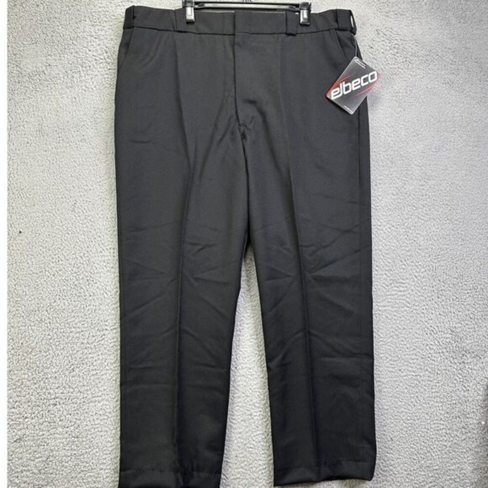 Elbeco Uniform Pants Mens 44 Tex Trop2 Black Tactical Work Flat Front E320RN NEW